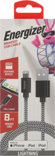 Energizer® Nylon Braided Lightning Cable Perspective: back