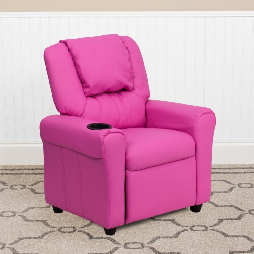 Small pink on sale recliner