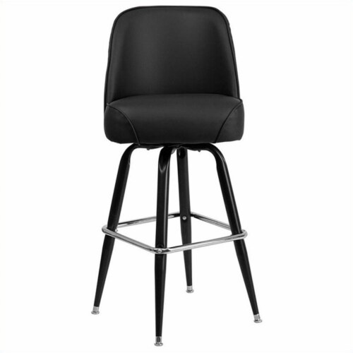 Flash furniture metal barstool with swivel bucket seat deals