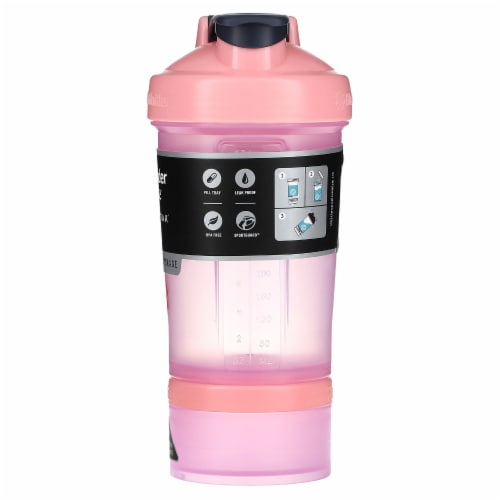 BlenderBottle® 22 oz ProStak Bottle - Pink Lilac Perspective: back
