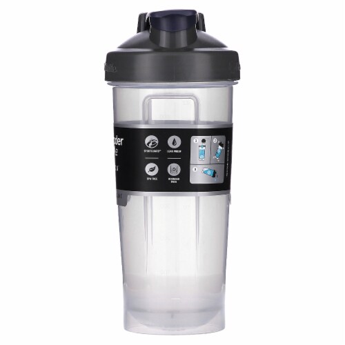 BlenderBottle® ProSeries Water Bottle - Pewter Perspective: back