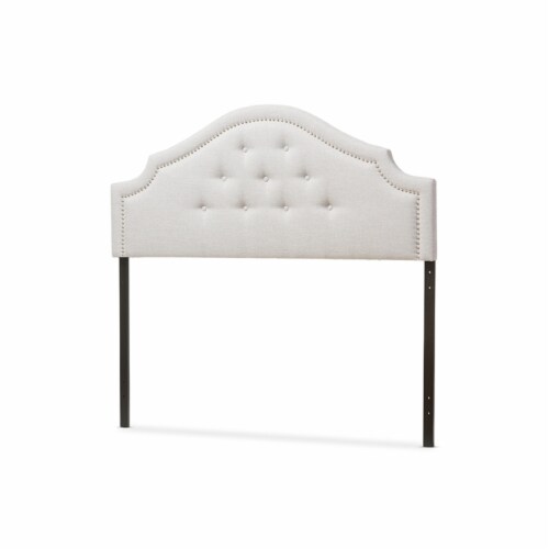 Baxton Studio Cora Modern and Contemporary Grayish Beige Fabric Upholstered King Size Headboard Baxton Studio Cora Modern and Contemporary Grayish Beige Fabric Upholstered King Size Headboard