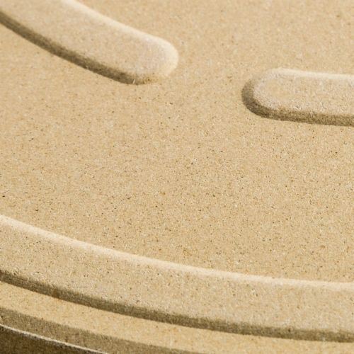 Honey-Can-Do KCH-08411 Round Clay Pizza Stone (16 Inches) Perspective: back