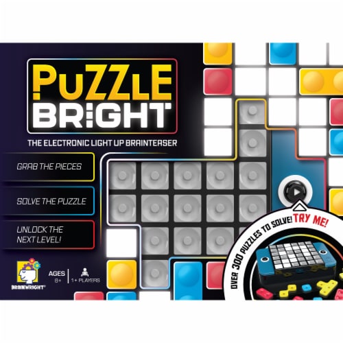 Ceaco Puzzle Bright Electronic Light up Brainteaser Game Perspective: back