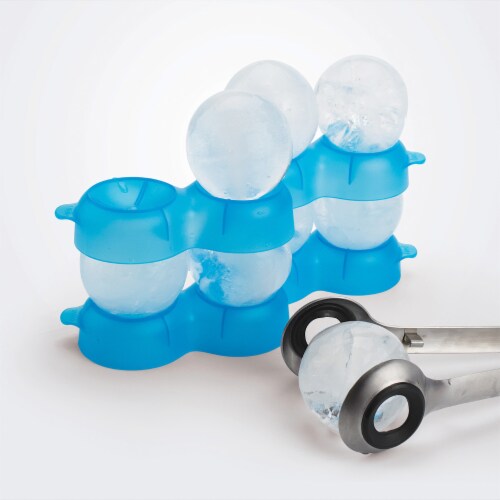 Tovolo Sphere Ice Trays Set Of 2, Ice Blue Perspective: back
