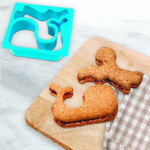 Tovolo Sandwich Shaper - Whale & Octopus Perspective: back