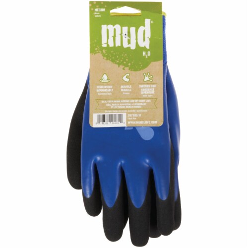 Mud® Glove H2O Women's Garden Glove - Cobalt Blue Perspective: back