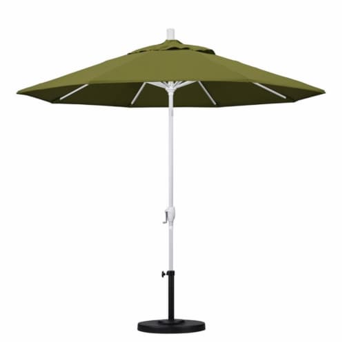 California Umbrella 9' Patio Umbrella in Palm Perspective: back