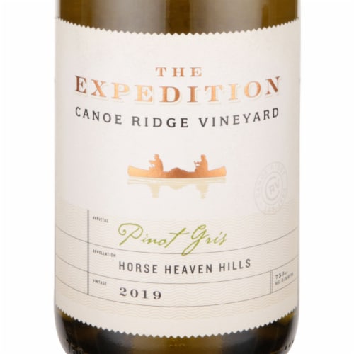 Canoe Ridge Vineyard Expedition Pinot Gris Washington White Wine Perspective: back