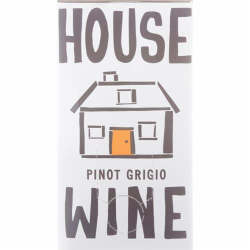 House Wine Pinot Grigio Chile White Wine Perspective: back