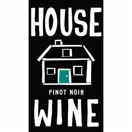 House Wine Pinot Noir Chilean Red Wine Perspective: back