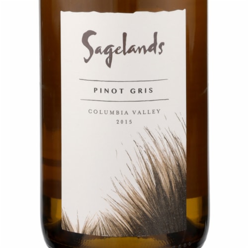 Sagelands Vineyard Pinot Gris Washington White Wine Perspective: back