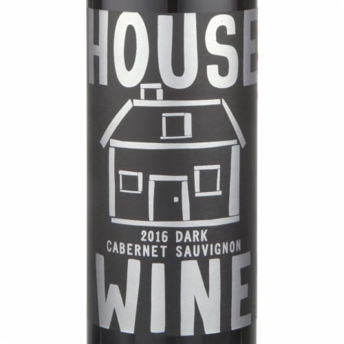 House Wine Dark Cabernet Sauvignon California Red Wine Perspective: back