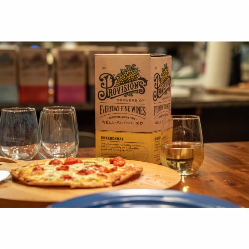 Provisions Sauvignon Blanc Chile White Wine Box Perspective: back