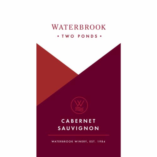 Waterbrook Two Ponds Cabernet Sauvignon Washington Red Wine Perspective: back