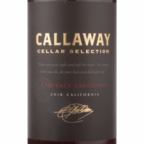 Callaway Cellar Selection Cabernet Sauvignon California Red Wine Perspective: back
