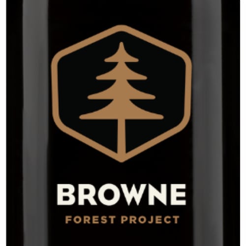 Browne Family Vineyards Forest Project Pinot Noir Oregon Red Wine Perspective: back