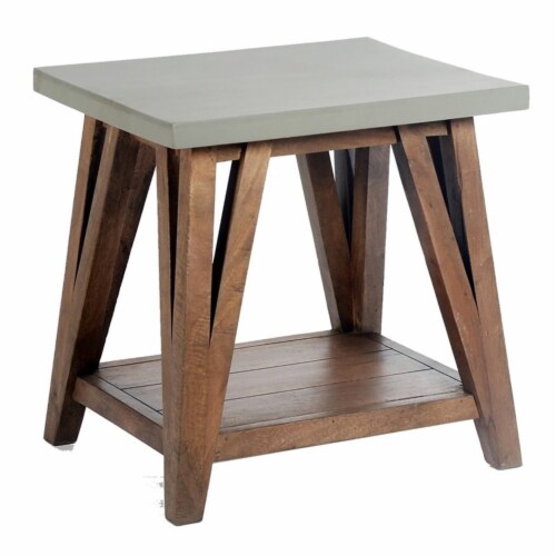 Concrete top end table deals