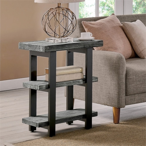 Two shelf discount end table