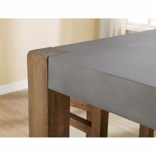 Counter height concrete table clearance