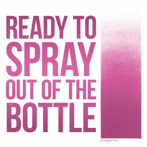Magenta, Opaque Acrylic Airbrush Paint, 8 oz. Perspective: back
