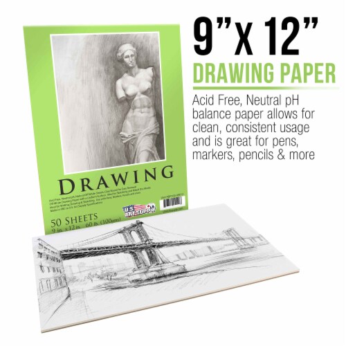 44-Piece Drawing & Sketching Art Set with 4 Sketch Pads - Graphite,  Charcoal Pencils & Sticks, 44-Piece Drawing Set - Kroger