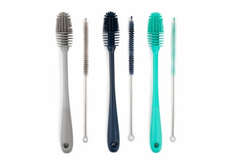 Core Home Bottle Brush with Straw Brush Cleaner - Assorted Perspective: back