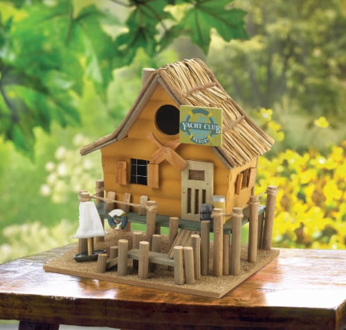 Zingz & Thingz Oar And Paddle Birdhouse Perspective: back