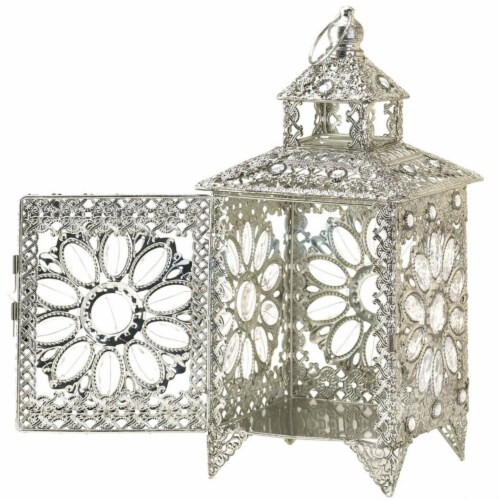 Crown Jewels Candle Lantern Perspective: back