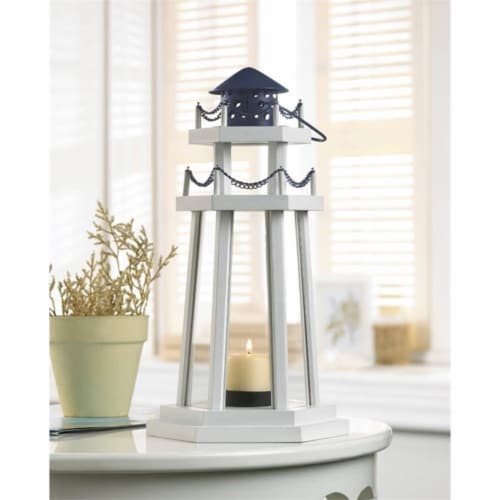 Lighthouse candle lantern deals