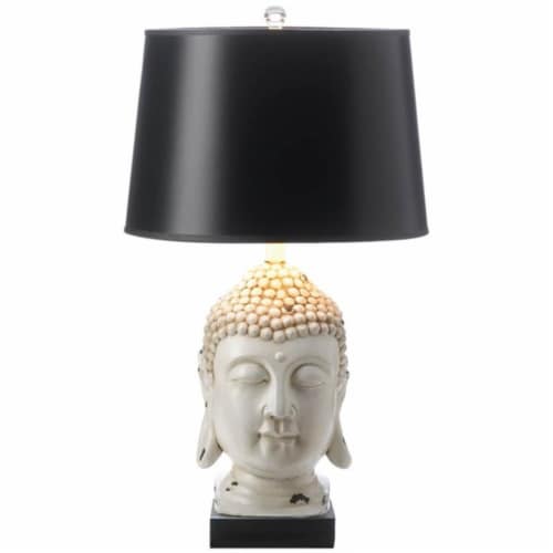 Zingz & Thingz Nikki Chu Laos Plastic Buddha Table Lamp in Black Perspective: back