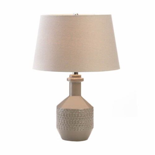 Zingz & Thingz Nikki Chu Margate Porcelain Table Lamp in Brown Perspective: back