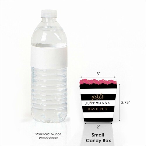 Big Dot of Happiness Girls Night Out - Mini Favor Boxes - Party Treat Candy Boxes - 12 Ct Perspective: back