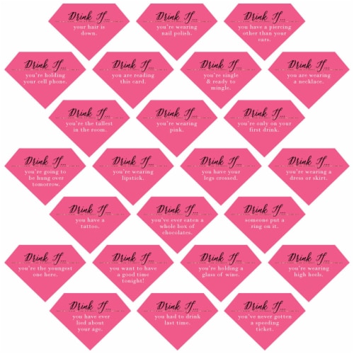 Big Dot of Happiness Drink If Game - Girls Night Out - Party Game Cards - 24 Count Perspective: back