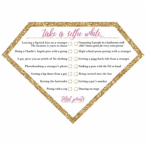 Big Dot of Happiness Selfie Scavenger Hunt - Girls Night Out - Party Game -  Set of 12, 12 Count - Fry's Food Stores