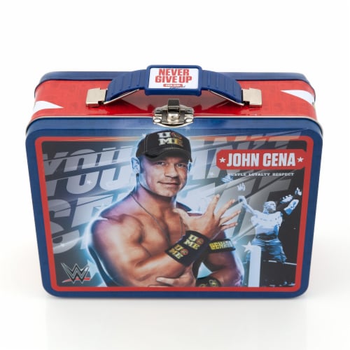 WWE Tin Lunch Box Featuring Superstar Wrestler John Cena Perspective: back