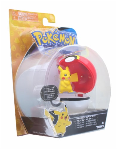 Pokemon Clip and Carry Poke Ball  2 Inch Pikachu and Repeater Ball, 1 Each  - Smith's Food and Drug