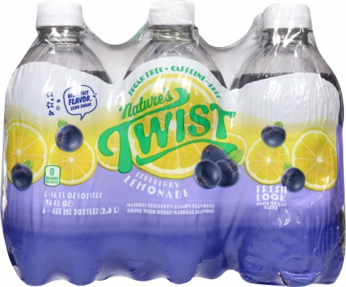 Nature's Twist® Sugar Free Blueberry Lemon Drink Perspective: back