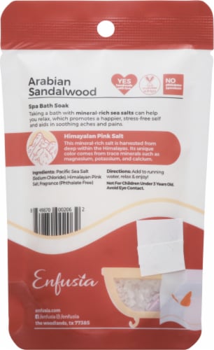 Enfusia Arabian Sandalwood Spa Bath Soak Perspective: back