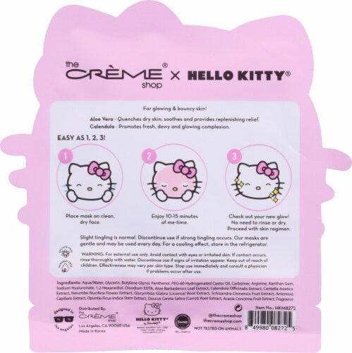 The Creme Shop® Hello Kitty® Sheet Mask Perspective: back