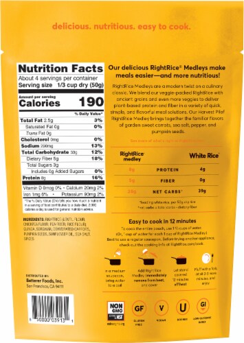 RightRice® Ancient Grains Harvest Pilaf Perspective: back