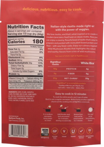 RightRice® Risotto Wild Mushroom Grain Mix Perspective: back