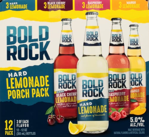 Bold Rock Hard Lemonade Variety Pack Perspective: back