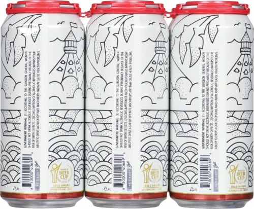 Coronado Brewing Company Nado Premium Lager Beer Cans Perspective: back