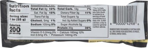 Barebells Salty Peanut Protein Bars Perspective: back