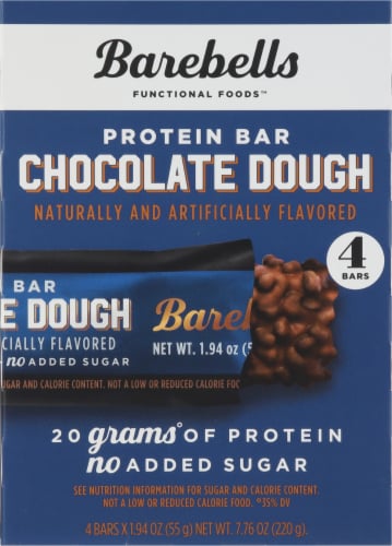 Barebells Chocolate Dough Protein Bars Perspective: back