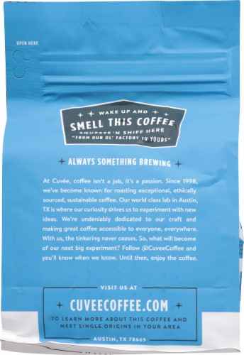 Cuvee El Salvador Medium Roast Whole Bean Coffee Perspective: back