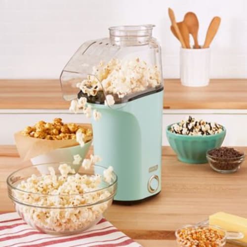 Dash Fresh Pop Popcorn Maker - Aqua Perspective: back