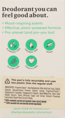 Myro Pillow Talk Plant-Powered Deodorant Refill Pod Perspective: back