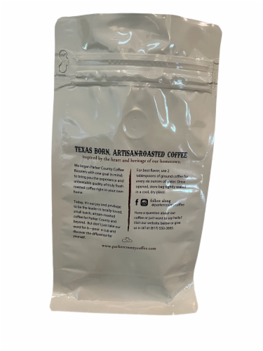 Parker County Coffee Roasters Snickerdoodle Roast Coffee Perspective: back